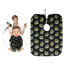 Водонепроницаемый Фартук для стрижки волос накидка ткань парикмахерский инструмент для детей