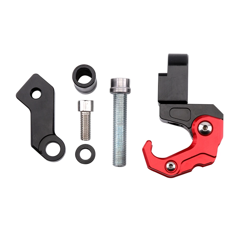 SMOK Motorcycle Accessories CNC Aluminum Alloy Folding Hanger Hook For Honda All New Forza 300 2018 (6)