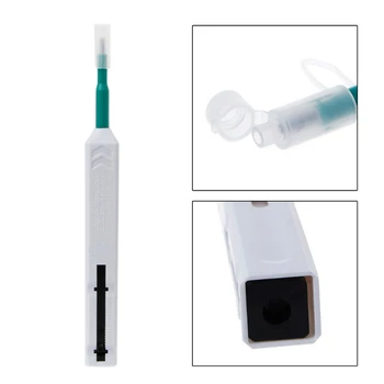 

One-Click Fiber Optic Cleaner Pen 800 Times For SC ST FC 2.5mm Adapters Ferrules