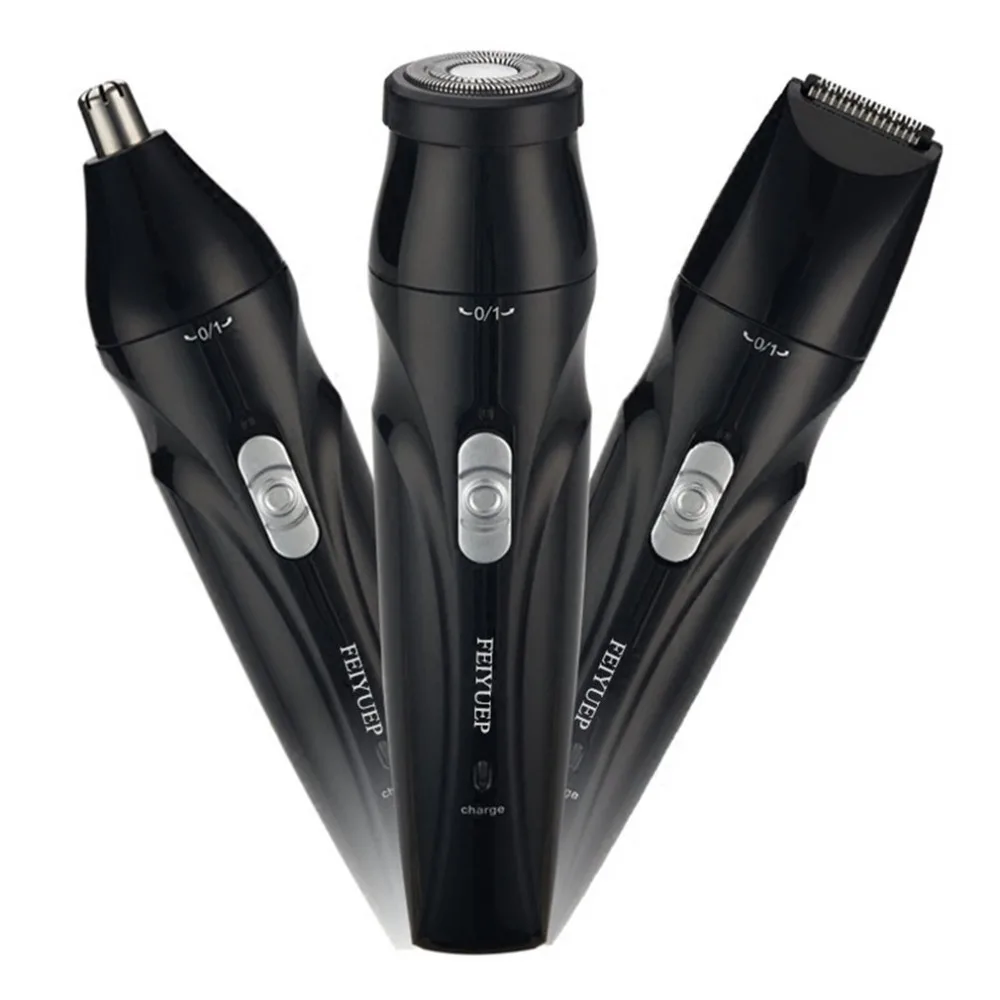 Новые 3 в 1 многофункциональная электрическая бритва для бороды USB Перезаряжаемые