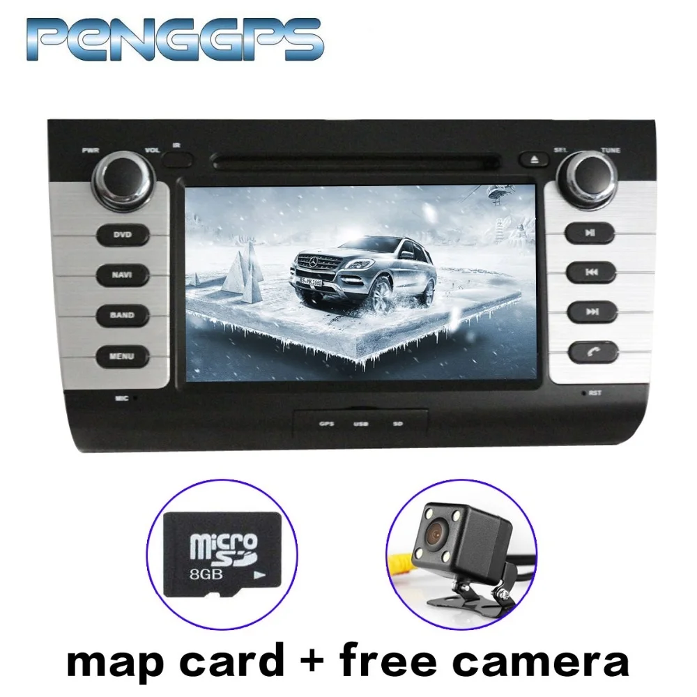 Android 9.0 System Car GPS Nvigation for SUZUKI SWIFT 2004-2010 IPS Screen CD DVD Player 2 Din Radio 1024*600 Autostereo Unit