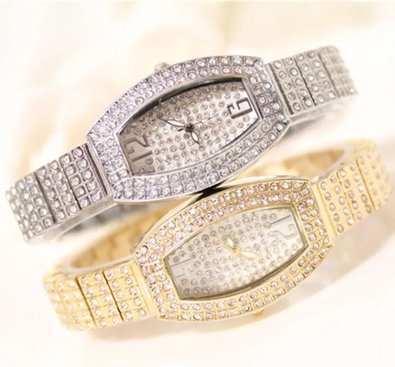 

Gold Wrist Watch Women Fashion Casual Quartz Watches Lady Women wristwatches Girl Crystals Dress Luxury Watch