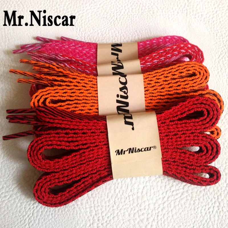 colored flat shoelaces