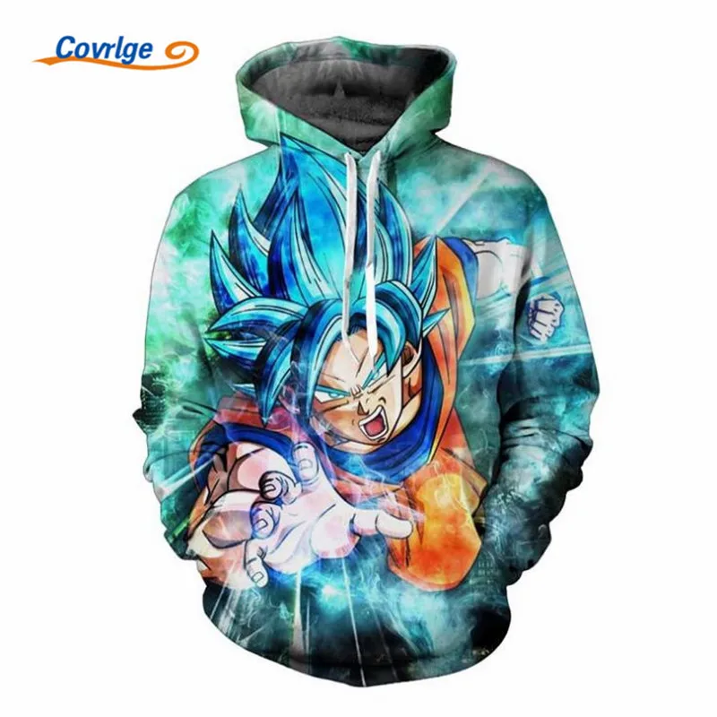 

2017 Covrlge Men's Hoodies Christmas Dragon Ball 3D Printed Anime Casual New Pullover Free Shipping Men's Clothing M-5XL MWW081