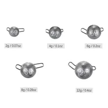 10 шт./компл. Pour рыболовный грузик из свинца мяч аксессуары определенной формы грузило рыболовные снасти однотонные Шот рыболовные снасти 2g 4g 6g 8g 12 г