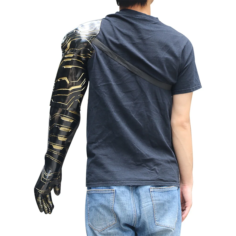 2018 New Winter Soldier Arm Infinity War Cosplay Bucky Barnes Armor Arm Handmade (12)