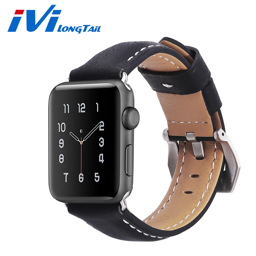  44 40 Cover For Apple iPhone Watch Case Band 42mm 38mm for iWatch Series 3 2 1 Strap Vintage Genuin