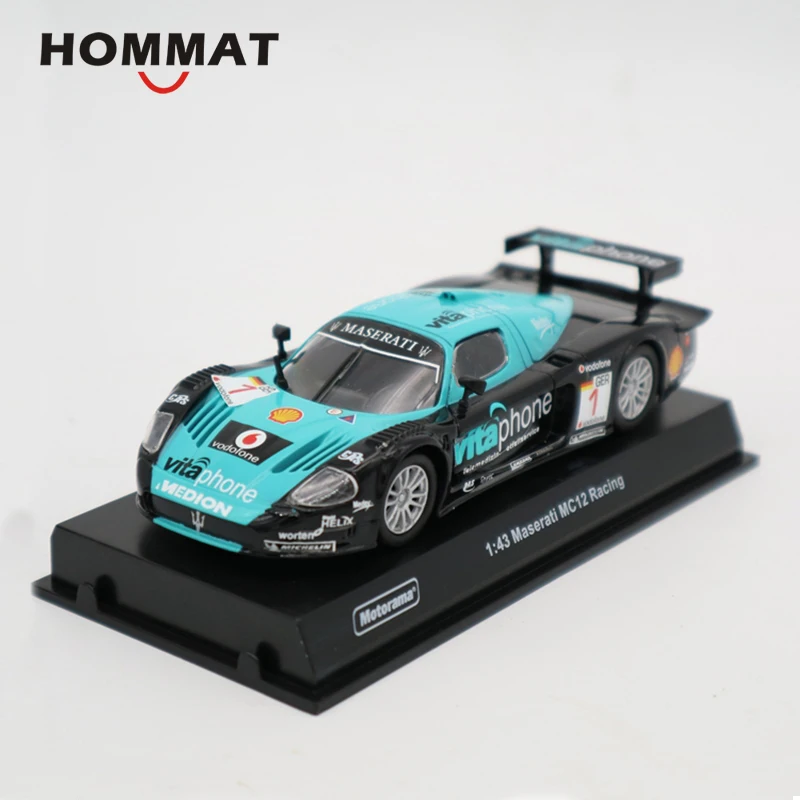 HOMMAT 1:43 Maserati MC12 гоночная модель автомобиля сплав металла Diecasts и игрушечный транспорт имитация, модели автомобилей Машинки Игрушки для детей