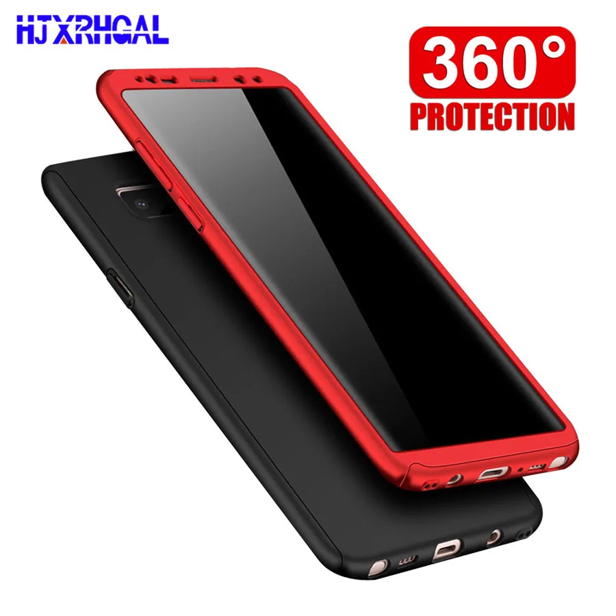 

360 Protective Case For Samsung Galaxy S10 S9 S8 Plus S10E Note 8 9 Cases For samsung A6 A8 J4 J6 Plus 2018 Coque With Soft Film