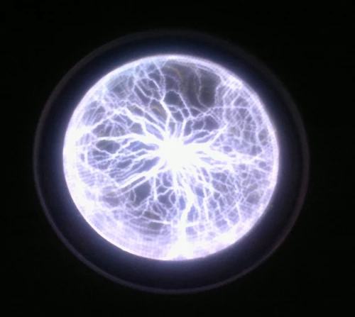 " белый Lumin диск Plasma Plate Lightning лампа праздничный диско вечерние Декор