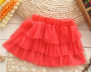 Новое поступление девушки юбки-пачки для маленьких детей модные прибытие девушки юбки-пачки детская юбка-американка для девочек детская балетная юбка много - Цвет: Красный