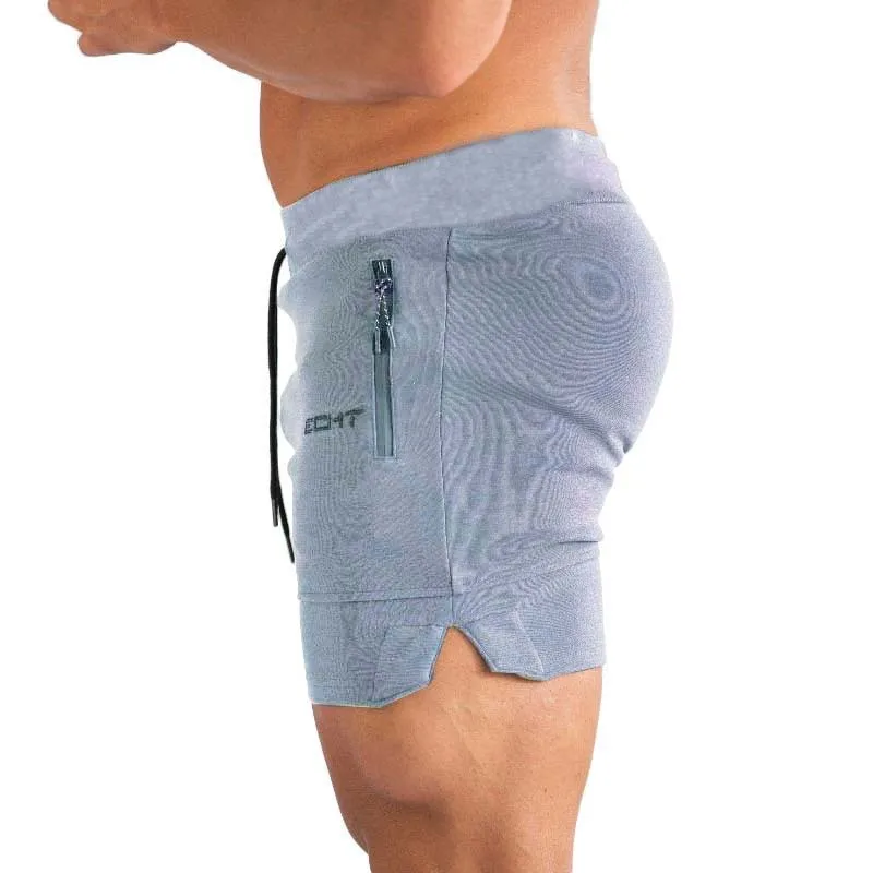 Для мужчин 2019 новые летние модные хлопковые шорты человек тренажерные залы Фитнес по колено пот Штаны Мужские штаны для бега и тренировок