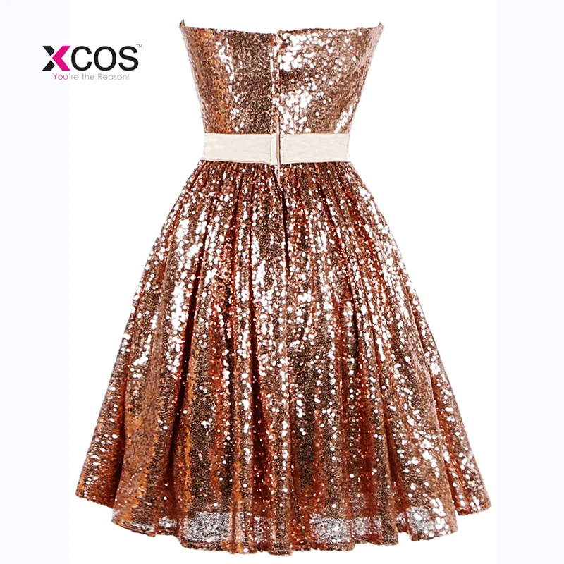 rose gold special occasion dress