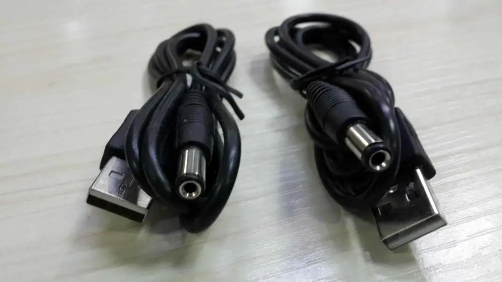 USB к DC5.5 DC зарядная электронная линия данных электронные аксессуары USB к DC 5,5*2,1 мм медь с сердцевиной, кабель питания