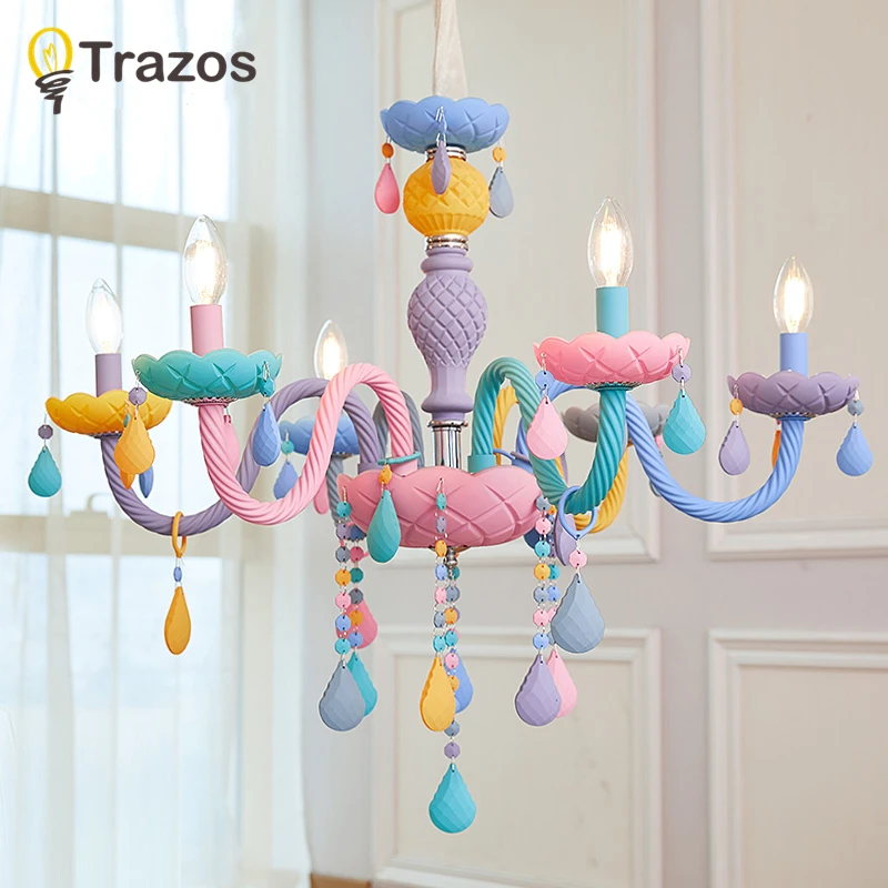 

New Modern Colors crystal chandeliers lighting for Livingroom Bedroom indoor lamp K9 crystal lustres de teto ceiling chandelier