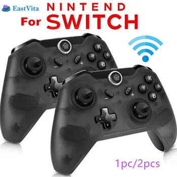 

EastVita 1pc/2pcs Bluetooth Wireless Pro Controller Gamepad Joypad Remote for Nintend Switch Console Gamepad Joystick r25