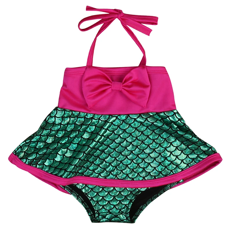 baby girl mermaid costumi da bagno per bambini ragazze costumi da bagno costume intero costume da