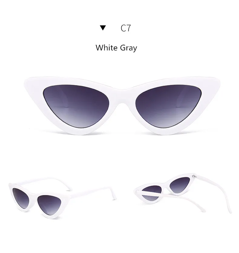 Oulylan кошачий глаз солнцезащитные очки женские сексуальные треугольники Солнцезащитные очки женские винтажные брендовые дизайнерские очки «кошачий глаз» UV400