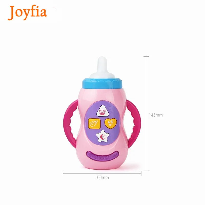 Детская игрушка для имитации молочной бутылки светодиодный мигающий детский флакон со звуком и светильник игрушки, музыкальный инструмент Детский Светильник enment Toys