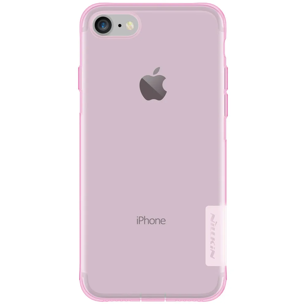 Nillkin Для Apple iPhone 7 Case 4.7 Дюймов Природа Серии РОЗОВЫЙ ЦВЕТ Мягкие TPU For 7|case for iphone|for