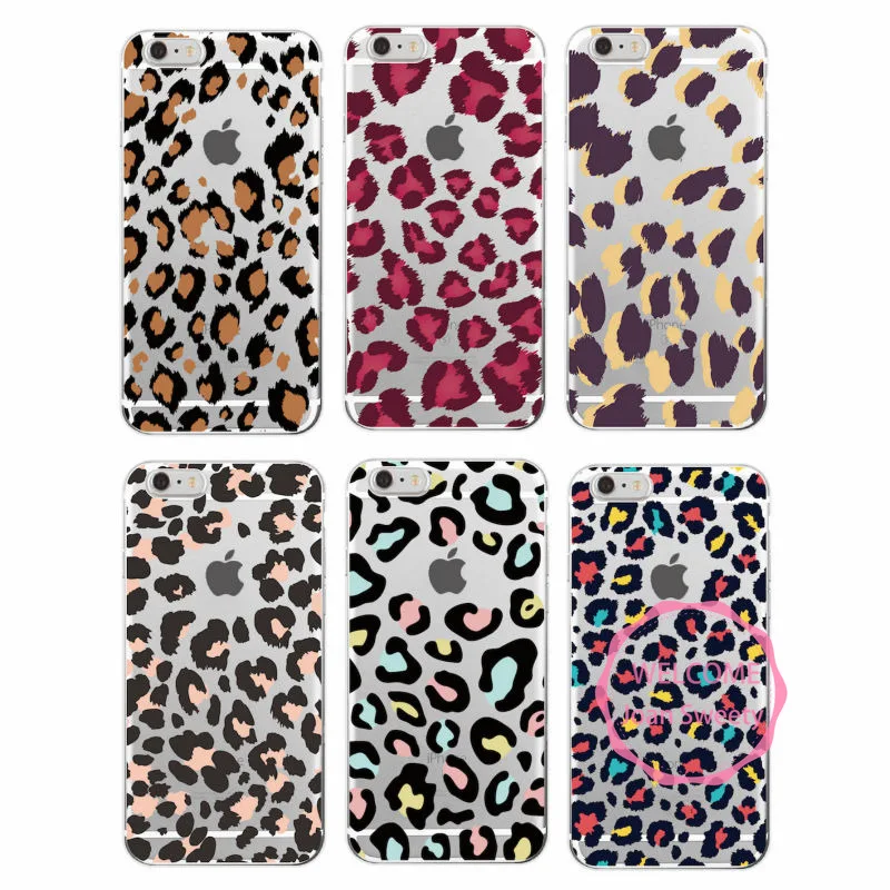 

Fashion Sexy Leopard Print Panther Soft TPU Phone Case Cover Funda Coque For iPhone 7 7Plus 6 6S 8 8Plus X XS Max Samsung Galaxy