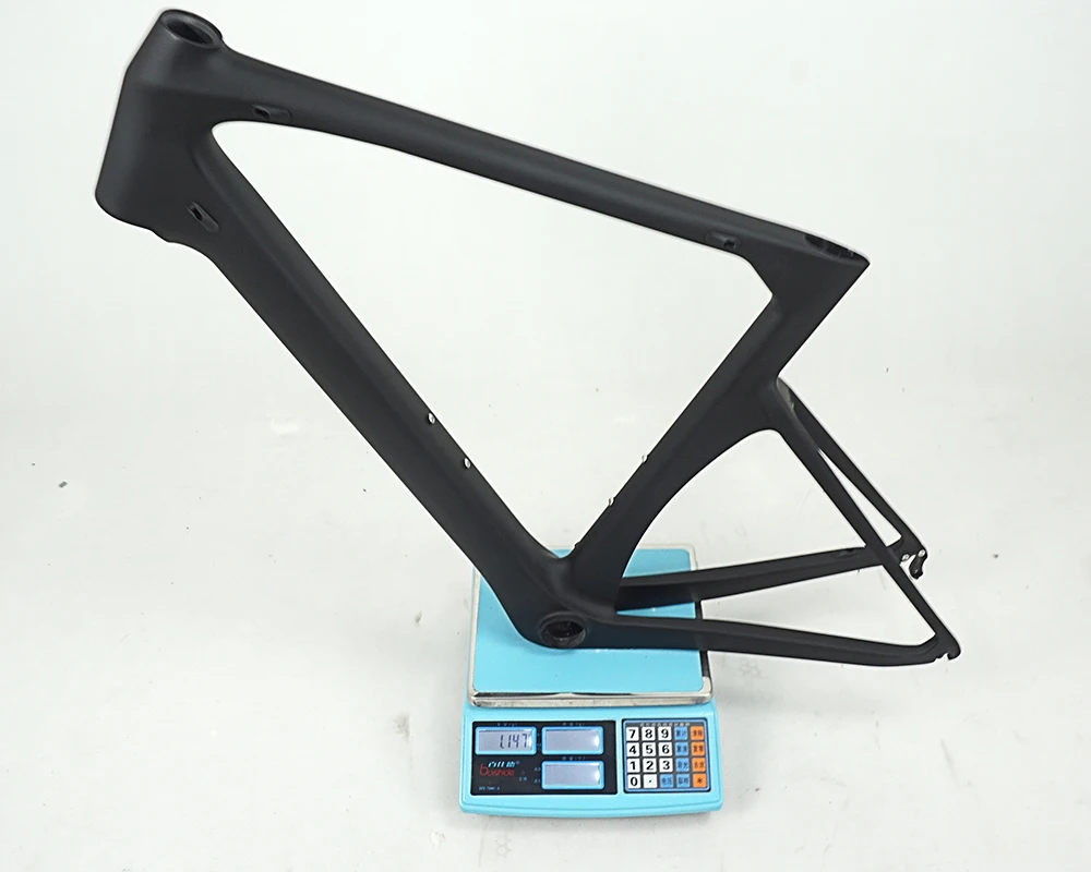 Top LEADNOVO Carbon Road Bike Frame V brakes Di2 Mechanical UD black carbon fibre road cycling race bicycle frameset taiwan bike 7