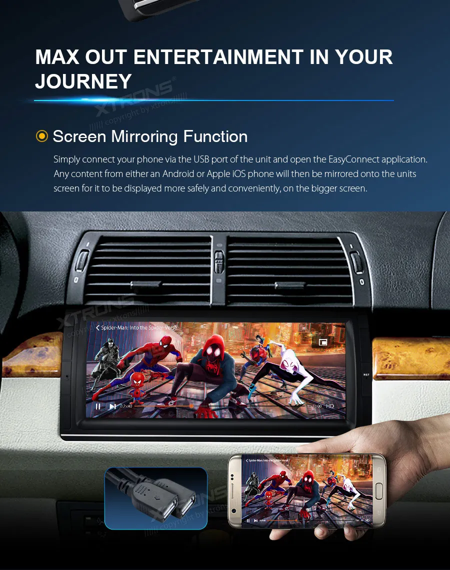 Perfect 10.25" Octa-Core 1.5GHz CPU Android 8.0 Oreo OS Car Multimedia GPS Radio for BMW X5 E53 1999 2000 2001 2002 2003 2004 2005 2006 10
