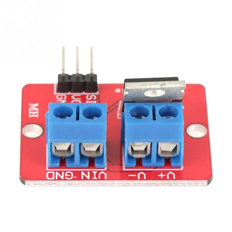 IRF520 драйвер платы 5 шт. PWM 3 V/5V Мощность MOS модуль затемнения светодиодный Выход 0