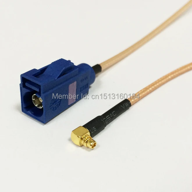 

New Modem Coaxial Cable MMCX Male Plug Right Angle Connector To FAKRA Connector RG316 Cable Pigtail 15CM 6" Adapter