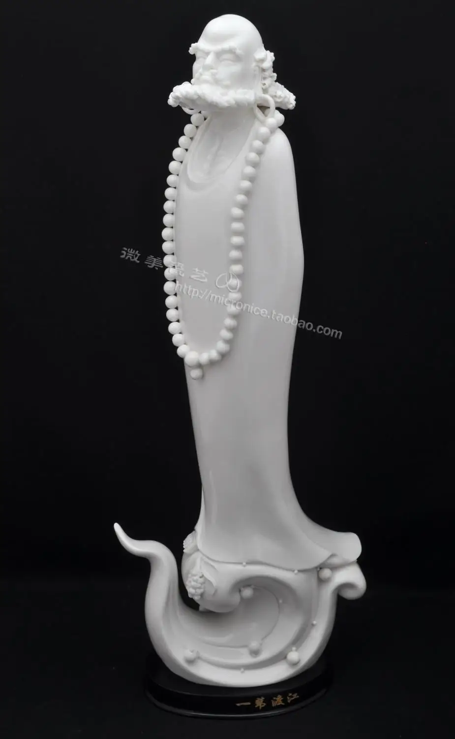 

Dehua white porcelain 18 inch Damour Wei River like Damour Damour Buddha statues Arhats ceramic ornaments