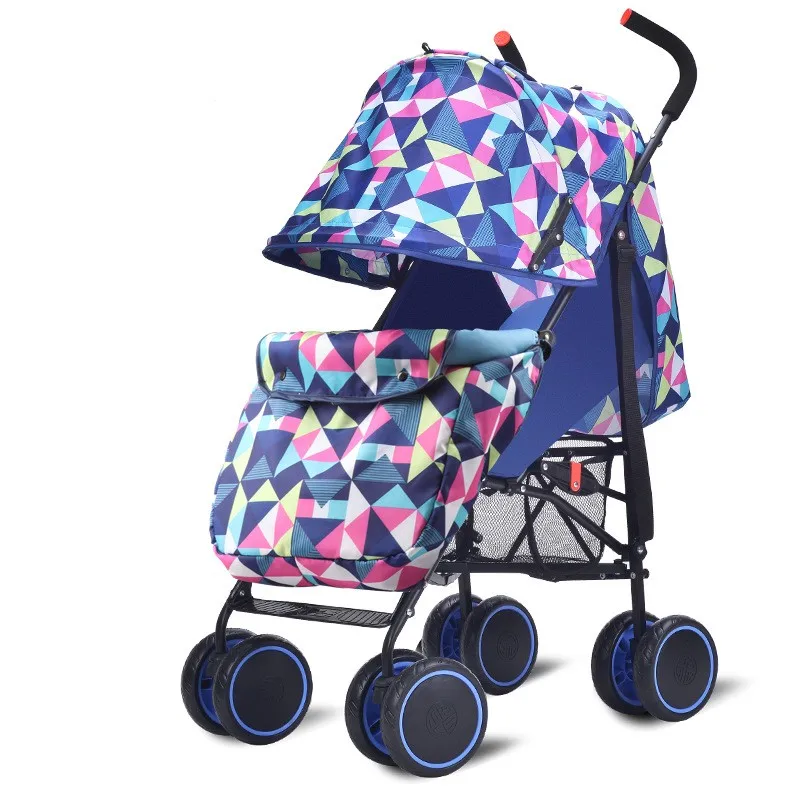 

Summer Light Baby Stroller Folding Umbrella Car Can Sit Can Lie Ultra-light Stroller Portable On The Airplane For Travel