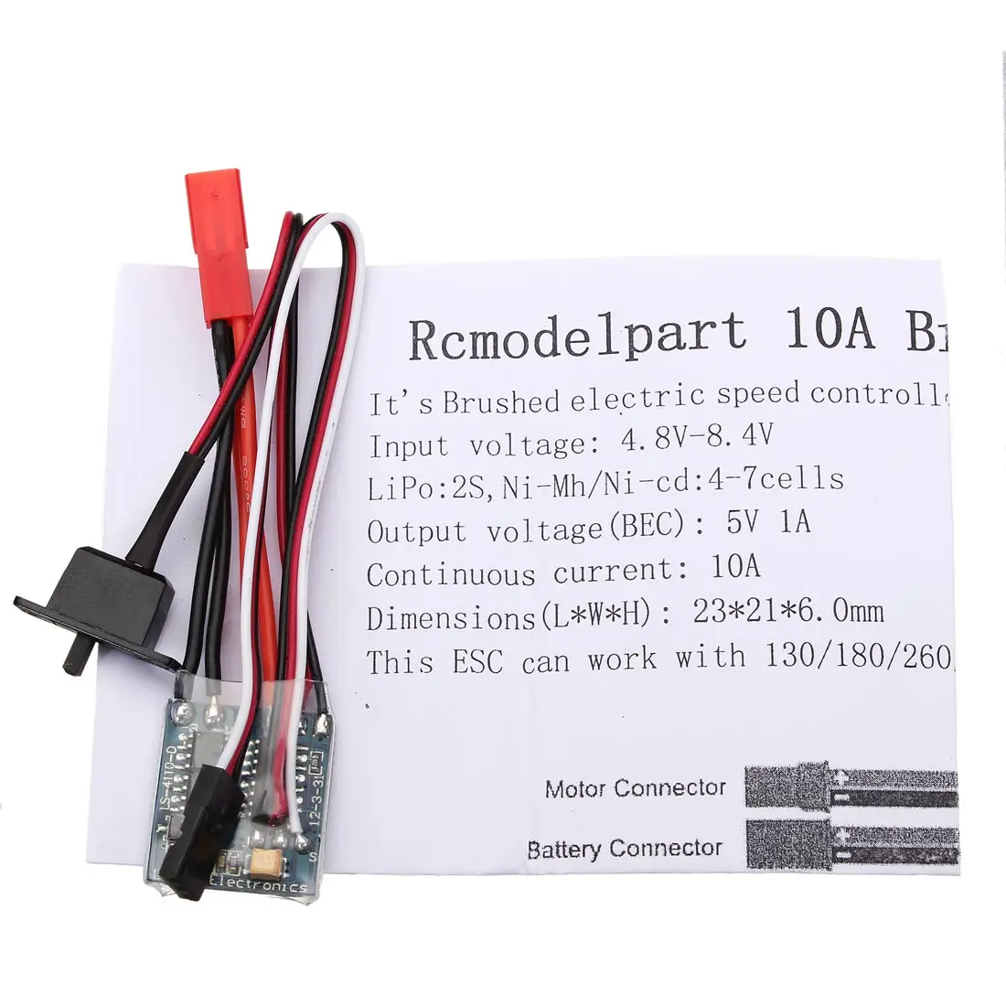 10A ESC Регулятор скорости для 1/16 1/18 1/24 RC автозапчасти с тормозом | Игрушки и хобби