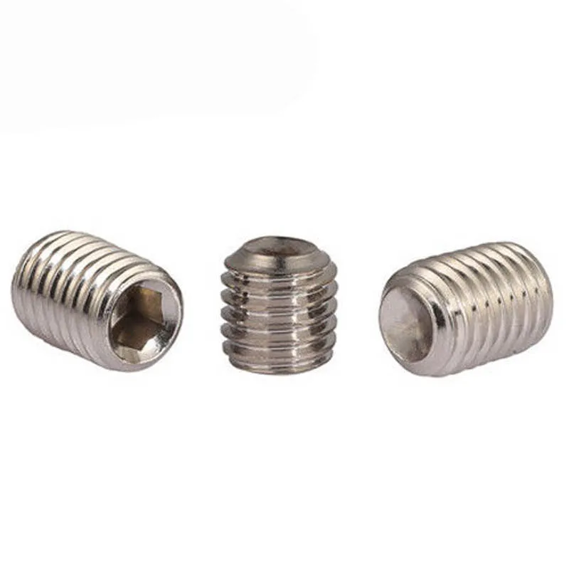 M1.6 M2 M2.5 Hex Socket Set Screws Allen Concave End Grub Screw 304 Stainless Steelin Bolts