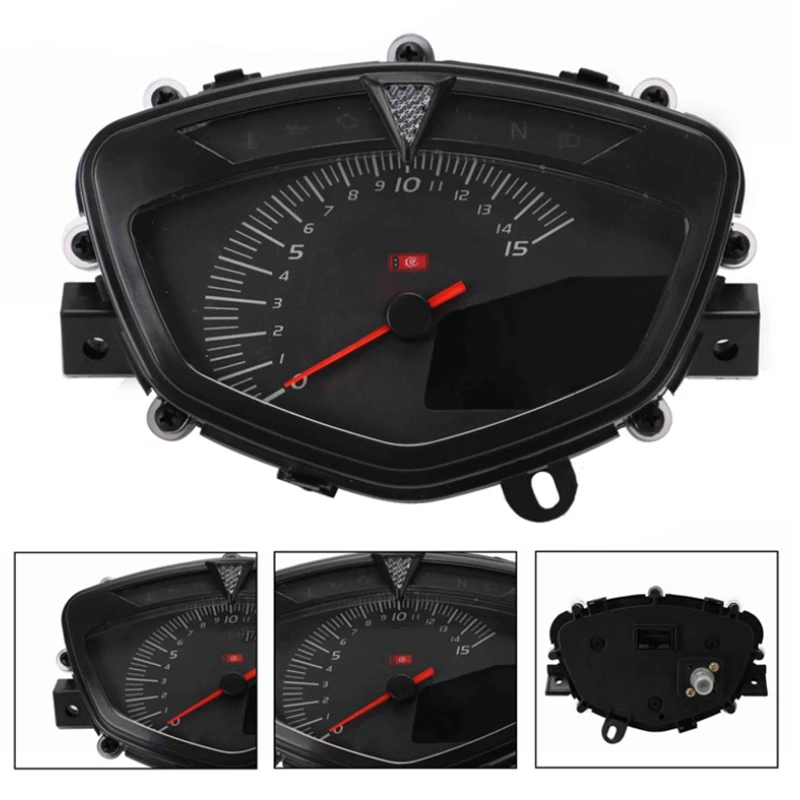 Универсальный мотоцикл ЖК цифровой спидометр одометр подсветка мотоцикла одометр