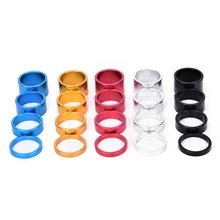 4 pièces 5/10/15/20mm en alliage d'aluminium casque tige entretoise fourche rondelle capuchon pour vélo de route