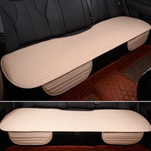 Car Seat Cushion Healthy Cotton Back Rear Car Seat Cover Protector Mat Auto Accessories Linen Breathable car mat