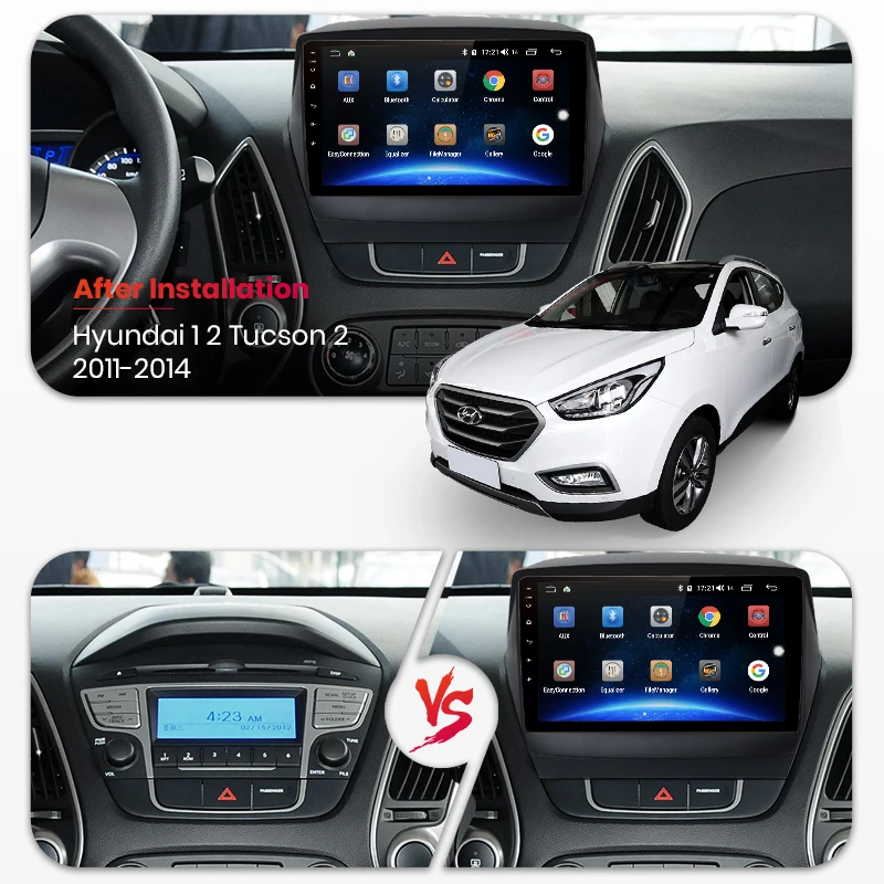 Junsun 4 г+ 64 г CarPlay DSP Android 8,1 автомобильный радио мультимедиа аудио плеер для hyundai ix35 Tucson 2 LM 2011 2012 2013 без DVD