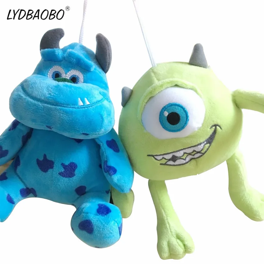 

LYDBAOBO 1PC 20CM Cute Mike Wazowski or James P. Sullivan Plush Toy for Kids Girls Gift