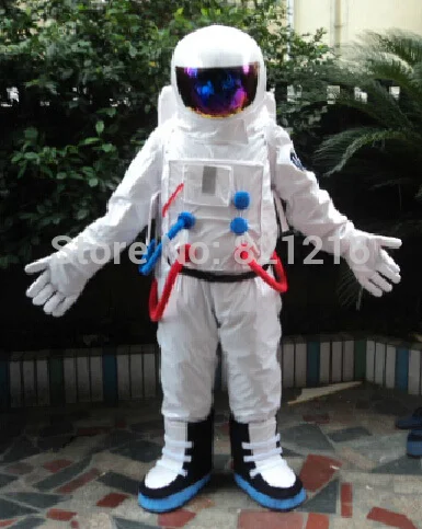 

Free shipping Halloween Outfit Costumes suit spaceman cosmonaut mascot costume for adults show