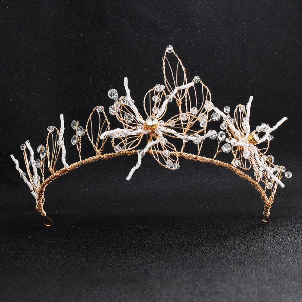 

Bridal Rhinestone Tiara Crown Hairband Headband Wedding Prom Hair Jewelry