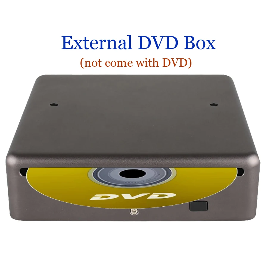 Внешний DVD коробка dvd dvx плеер Поддержка воспроизведения DVD CD только для нашего автомобильного радио плеера
