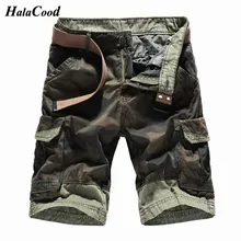 Популярные брендовые карго-шорты камуфляжные мужские высотой до колена Модные новинки шорты милитари свободные классные хитовые шорты плюс размер брюки мужские
