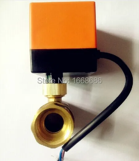 

2015 new 1/2" DN15 AC220V Electric Ball Valve, Brass Motorized Ball Valve ,Switch type electric two-way valves