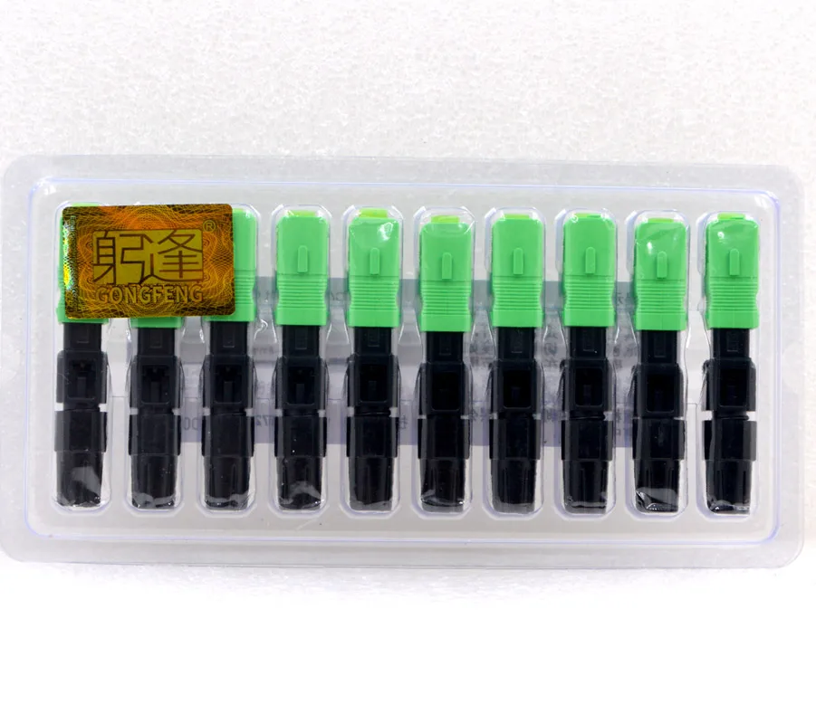 100PCS//set SC Optic Fiber Quick Cold FTTH SC Single Mode UPC Fast Connector
