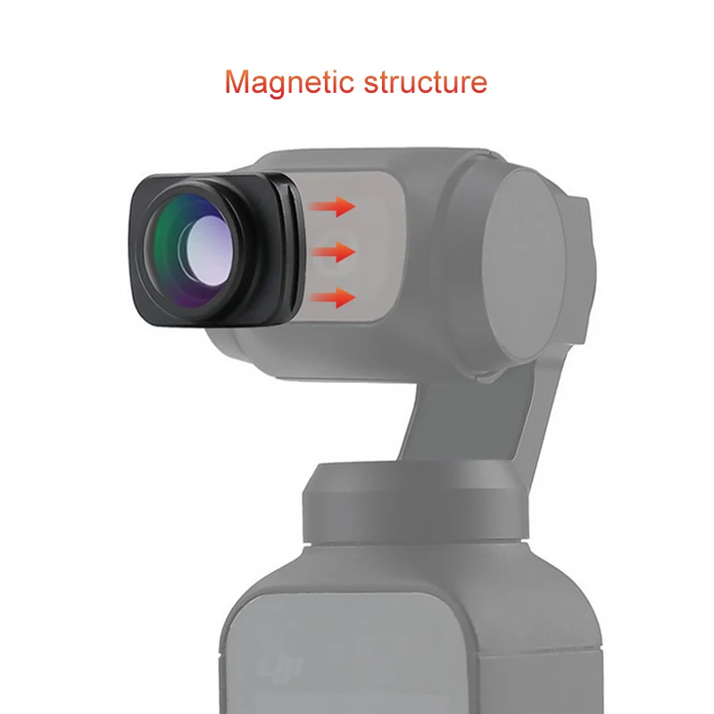 DJI OSMO Карманная камера портативный магнитный широкоугольный объектив Ручной Gimbal Wide Angel объектив камеры DJI OSMO карманные аксессуары
