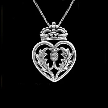 

12pcs Scottish Luckenbooth Thistle Pendant Necklace CT091