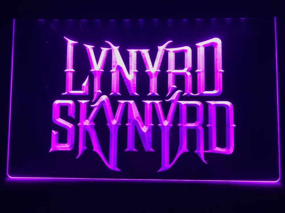 C178 Lynyrd Skynyrd светодиодный неоновые световые знаки