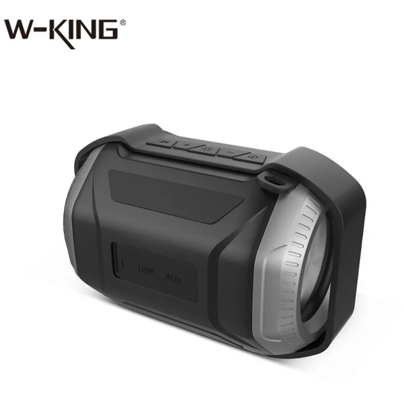 W-king открытый Bluetooth динамик IPX5 водонепроницаемые беспроводные динамики S8 с светодиодный светильник для велосипеда и велосипеда