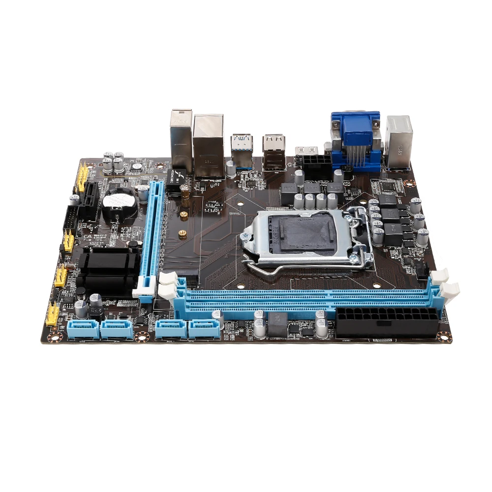 VEINEDA материнская плата для настольного ПК H110 G302 LGA 1151 2xDDR3 MAX 32 ГБ PCI-E 1X 16X для Intel Core i7/i5/i3/cpu mATX