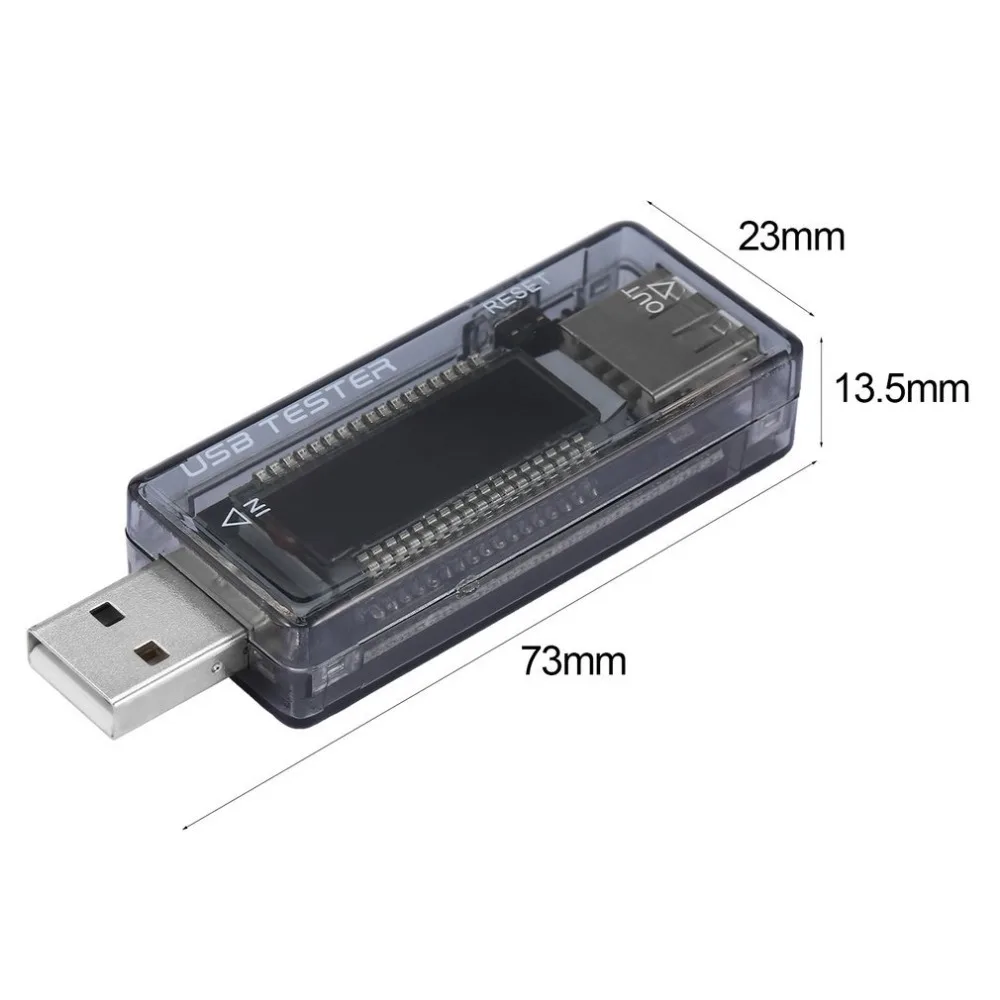 ЖК-детектор USB Вольт Напряжение тока доктор зарядное устройство Емкость Plug and Play power Bank тестер Вольтметр Амперметр